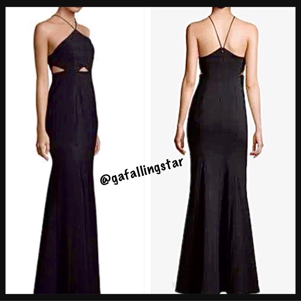 Likely Halter Cutout Formal Gown